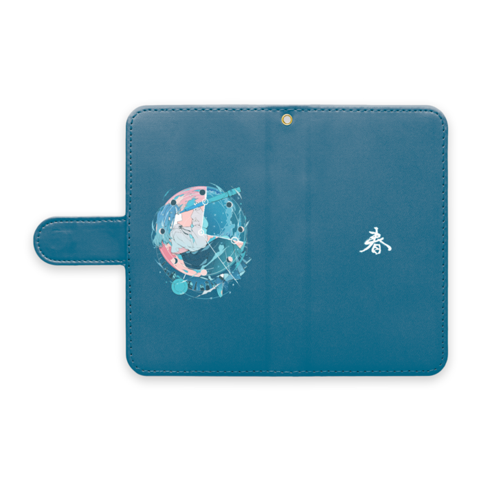 手帳型Androidケース - S - ストラップ穴 あり