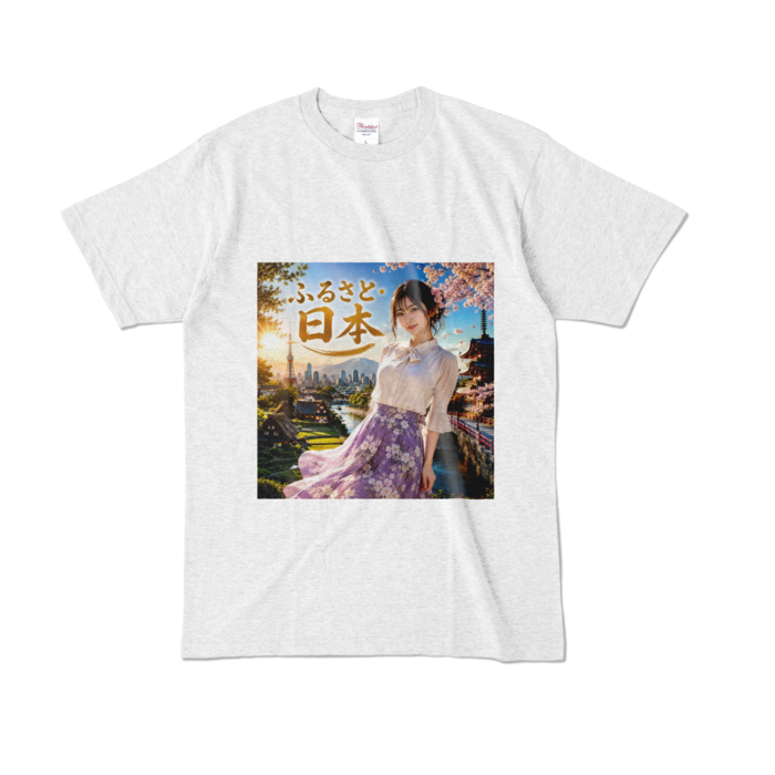 カラーTシャツ - L - アッシュ （淡色）