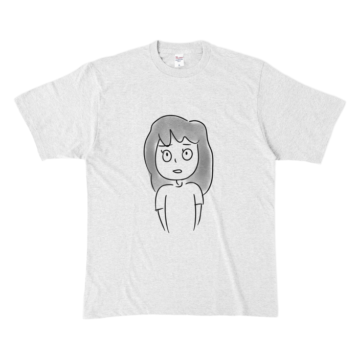 カラーTシャツ(淡色) - XL - アッシュ