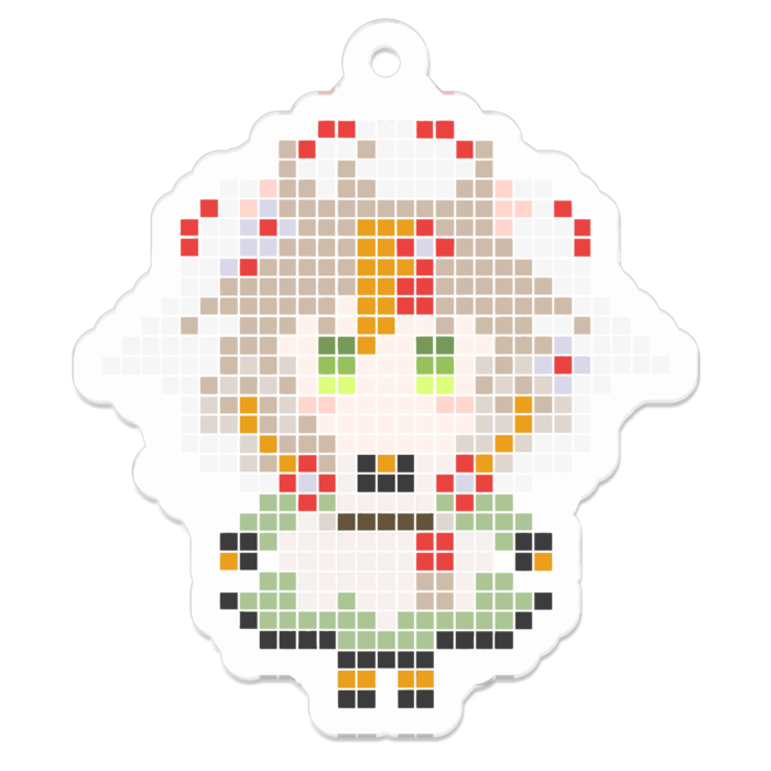 アクリルキーホルダー - 50 x 50 (mm)