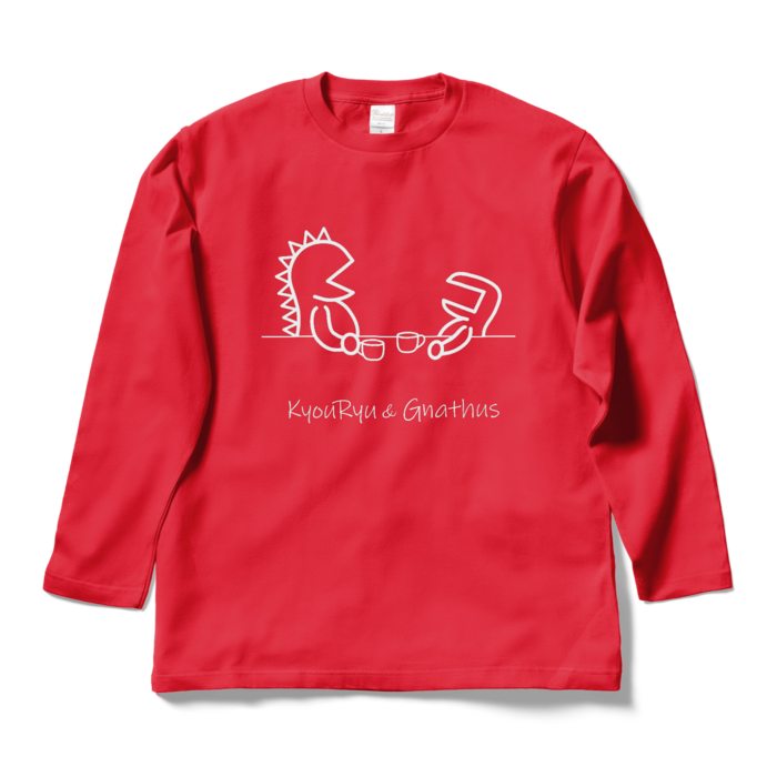 ロングスリーブTシャツ - L - レッド