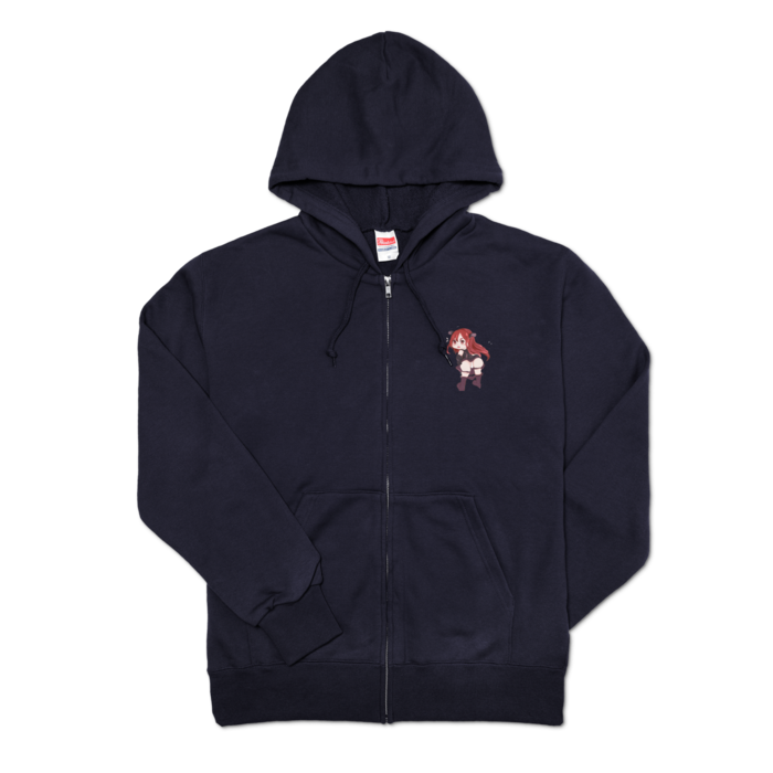 ジップパーカー - M - 左胸(2)