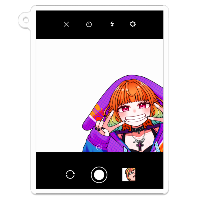 アクリルキーホルダー - 70 x 70 (mm)