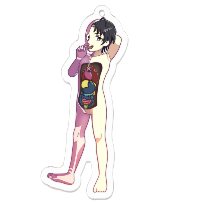 アクリルキーホルダー　70 x 70 (mm)