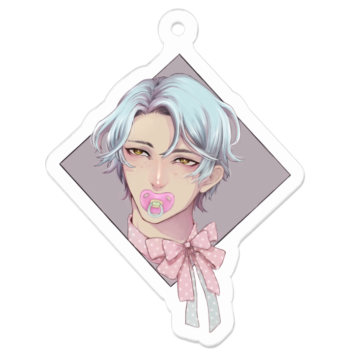 アクリルキーホルダー - 50 x 50 (mm)