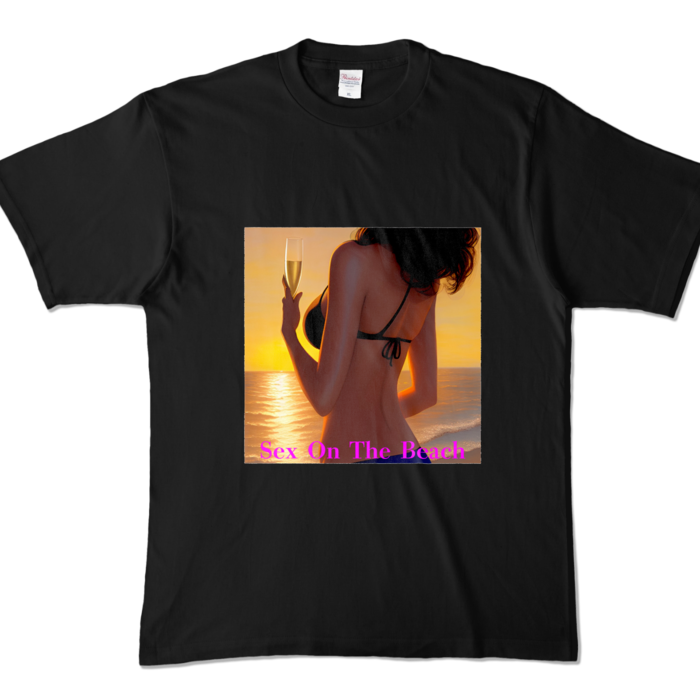 カラーTシャツ - XL - ブラック (濃色)