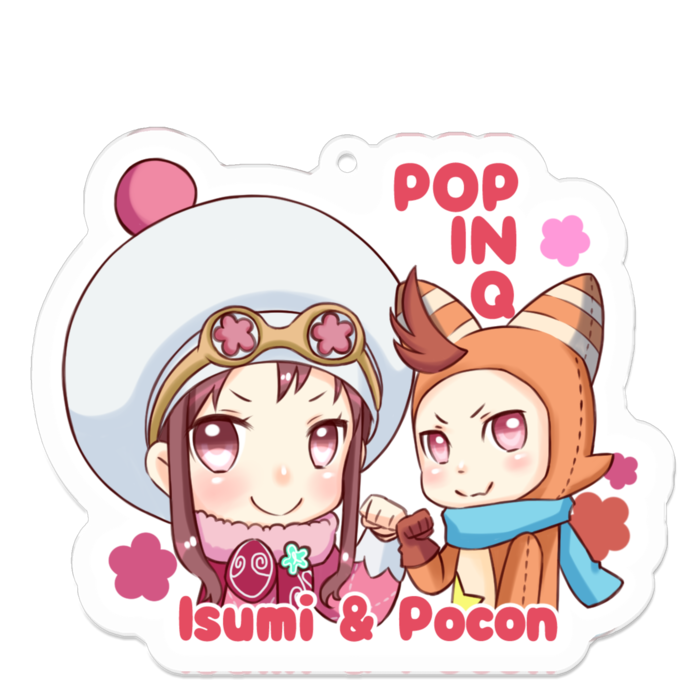 アクリルキーホルダー - 70 x 70 (mm)