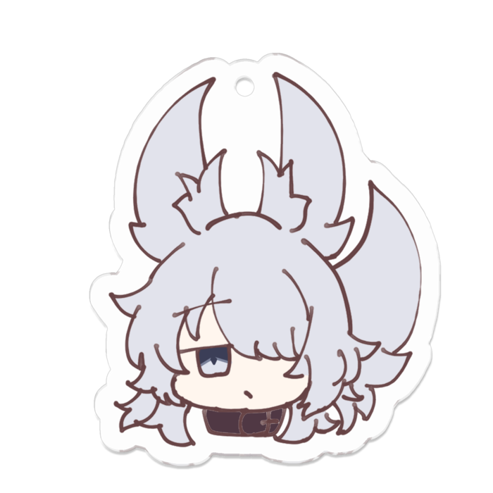アクリルキーホルダー - 50 x 50 (mm)
