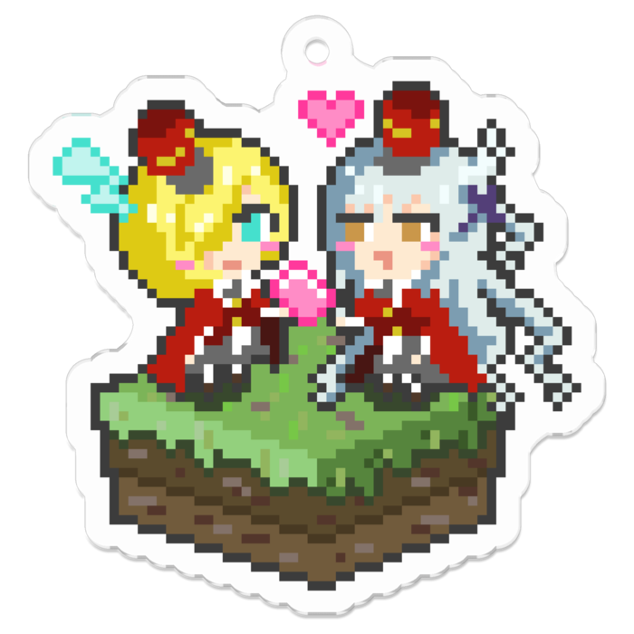 アクリルキーホルダー - 50 x 50 (mm)