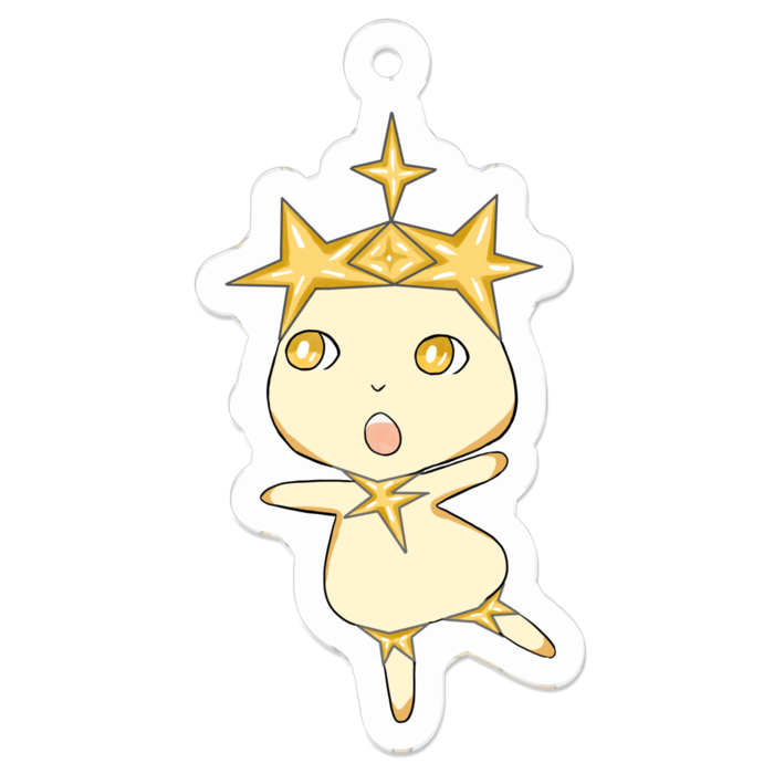 アクリルキーホルダー - 50 x 50 (mm)