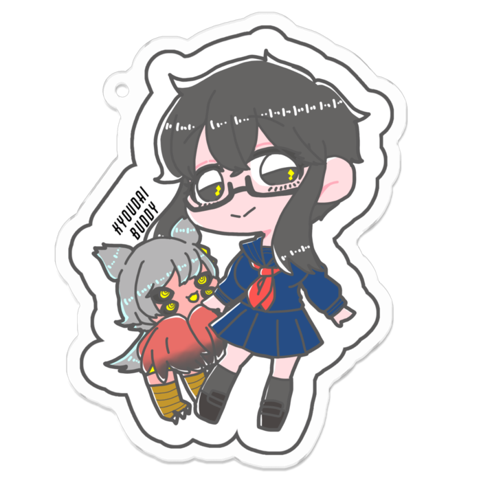 アクリルキーホルダー - 70 x 70 (mm)