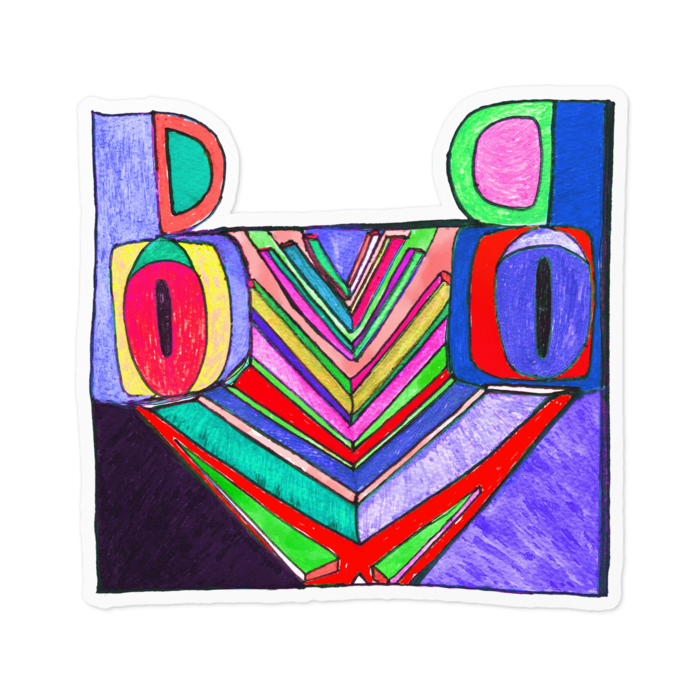 ステッカー - 100 x 100 (mm)