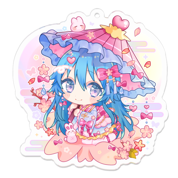 アクリルキーホルダー - 70 x 70 (mm)
