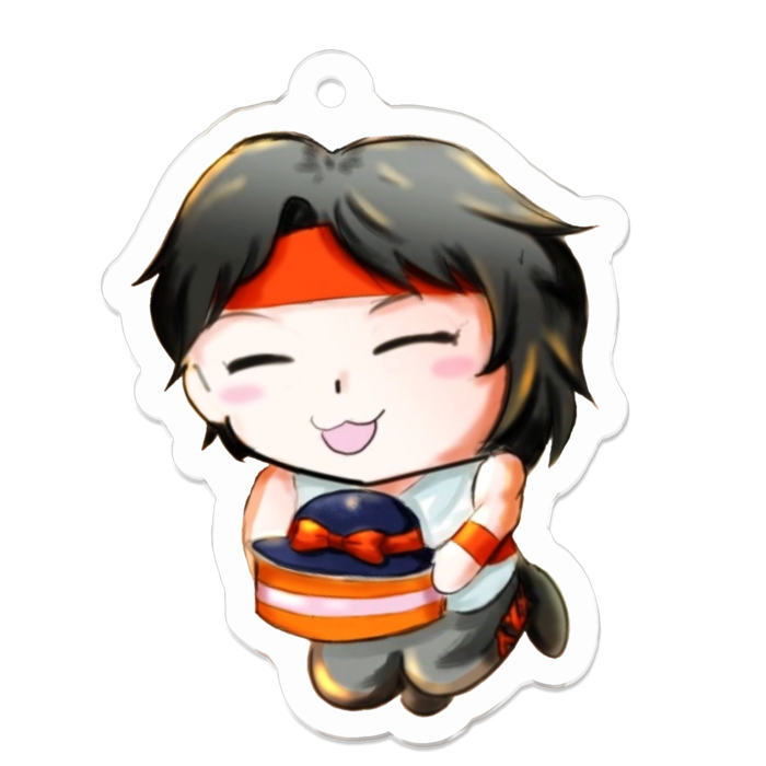 アクリルキーホルダー - 50 x 50 (mm)