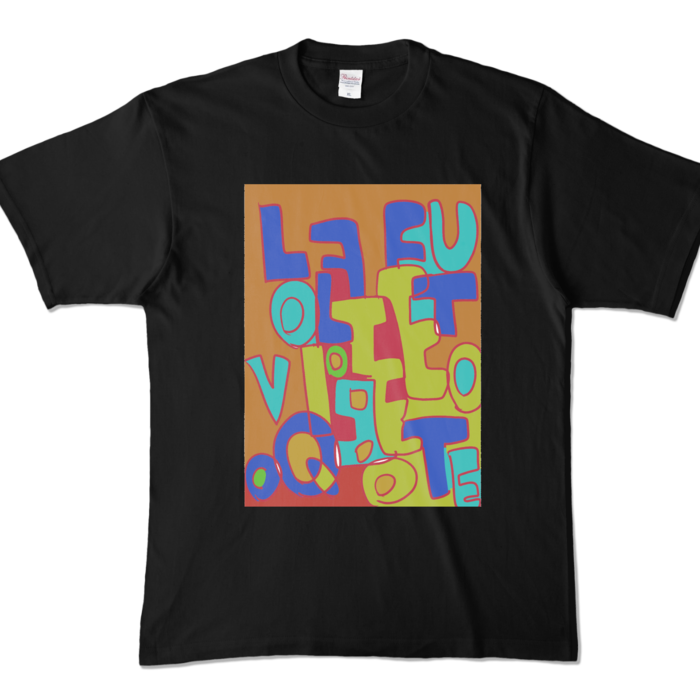 カラーTシャツ - XL - ブラック (濃色)