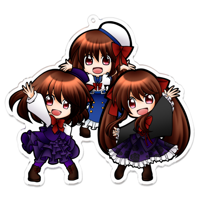 アクリルキーホルダー - 100 x 100 (mm)