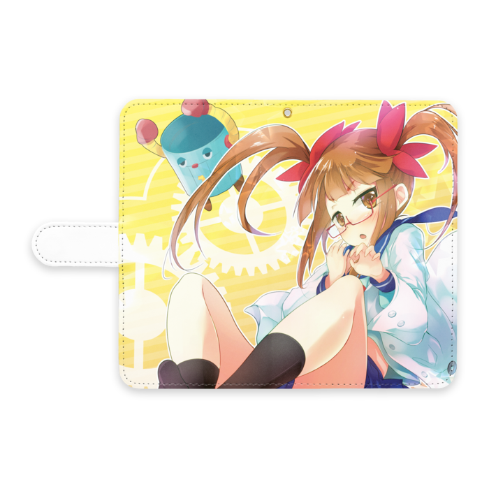 手帳型Androidケース - L - ストラップ穴 あり