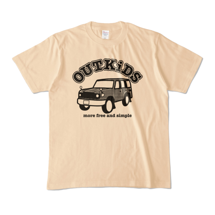 カラーTシャツ - M - ナチュラル (淡色)