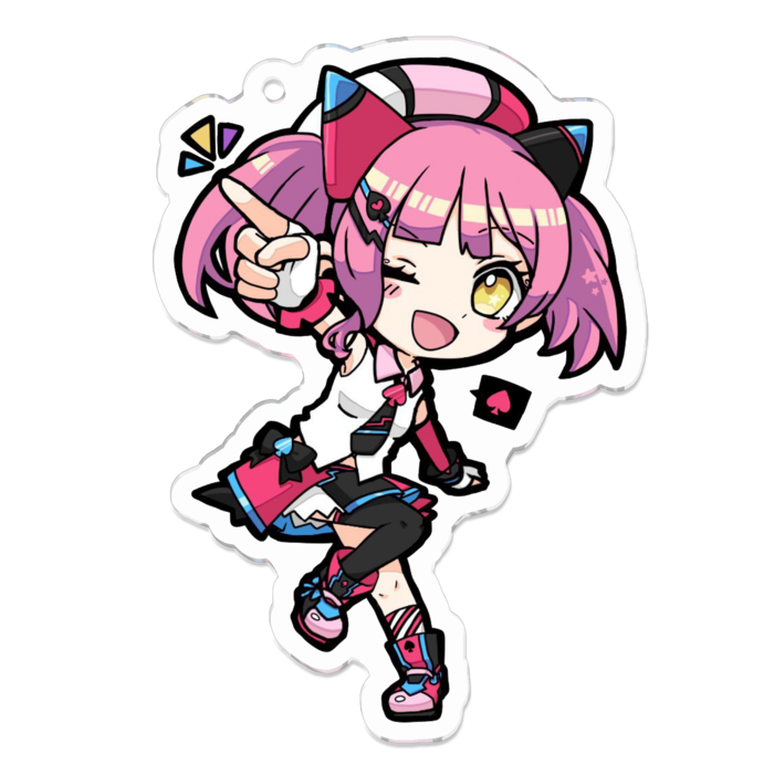 アクリルキーホルダー - 70 x 70 (mm)