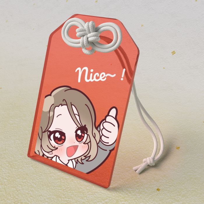 アクリルお守り（Nice Ver.） - 50 × 80mm
