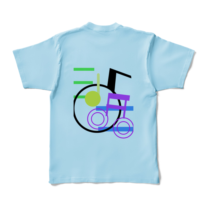 カラーTシャツ - XL - ライトブルー (淡色)