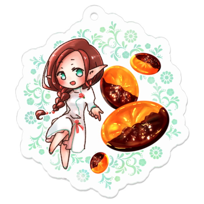 アクリルキーホルダー - 50 x 50 (mm)