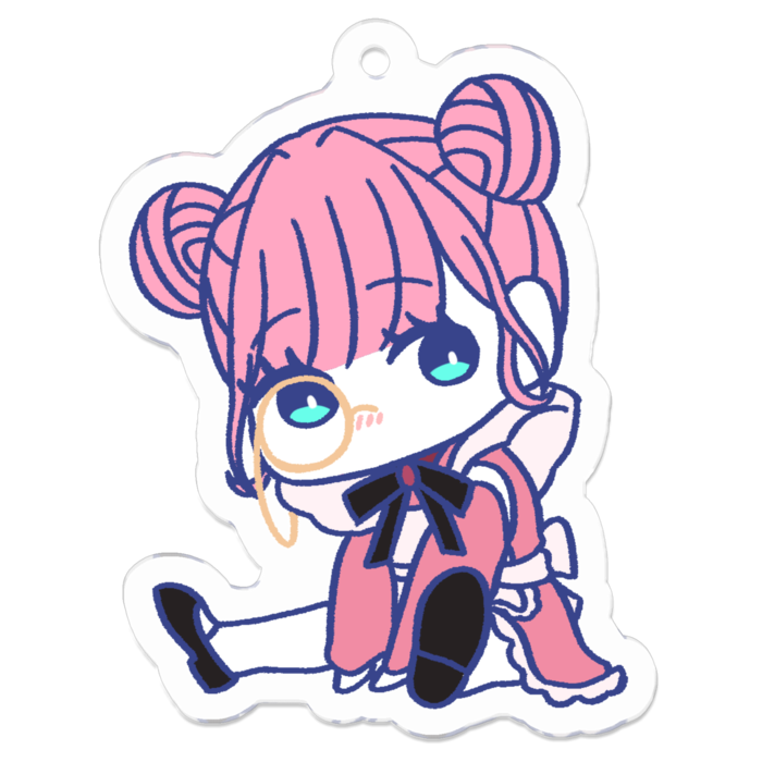 アクリルキーホルダー - 50 x 50 (mm)