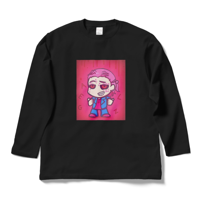 ロングスリーブTシャツ - L - ブラック