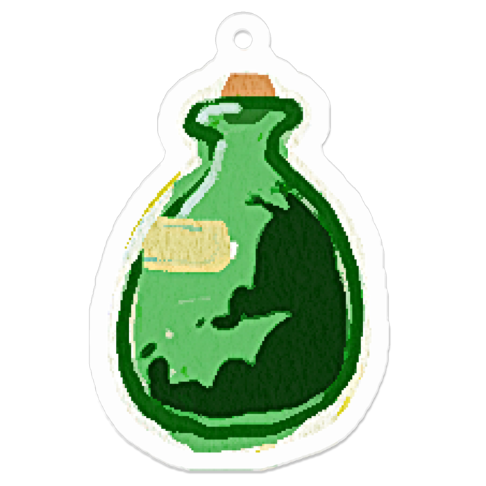 アクリルキーホルダー - 50 x 50 (mm)