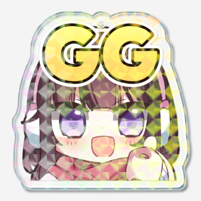 ホログラムアクリルキーホルダー - 50 × 50mm(1)