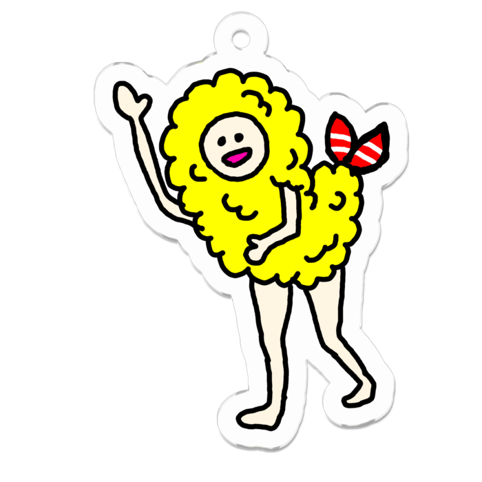 アクリルキーホルダー - 50 x 50 (mm)