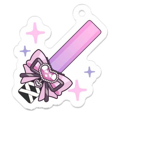 アクリルキーホルダー - 50 x 50 (mm)
