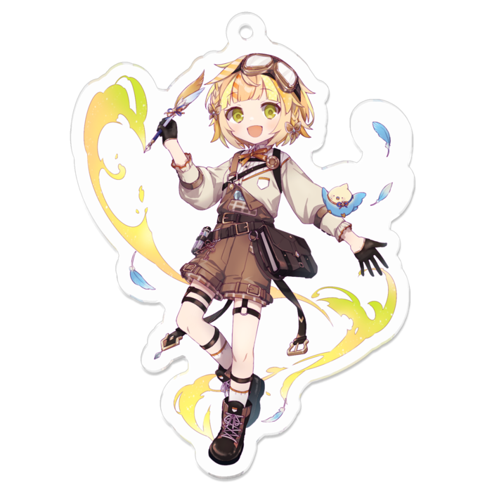 アクリルキーホルダー - 70 x 70 (mm)