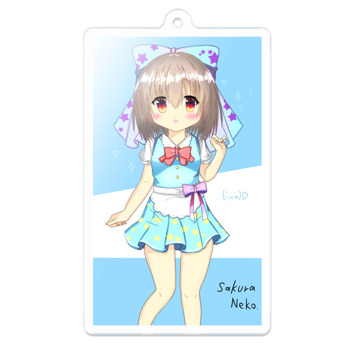 アクリルキーホルダー - 70 x 70 (mm)