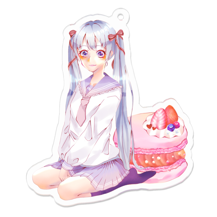 アクリルキーホルダー - 70 x 70 (mm)