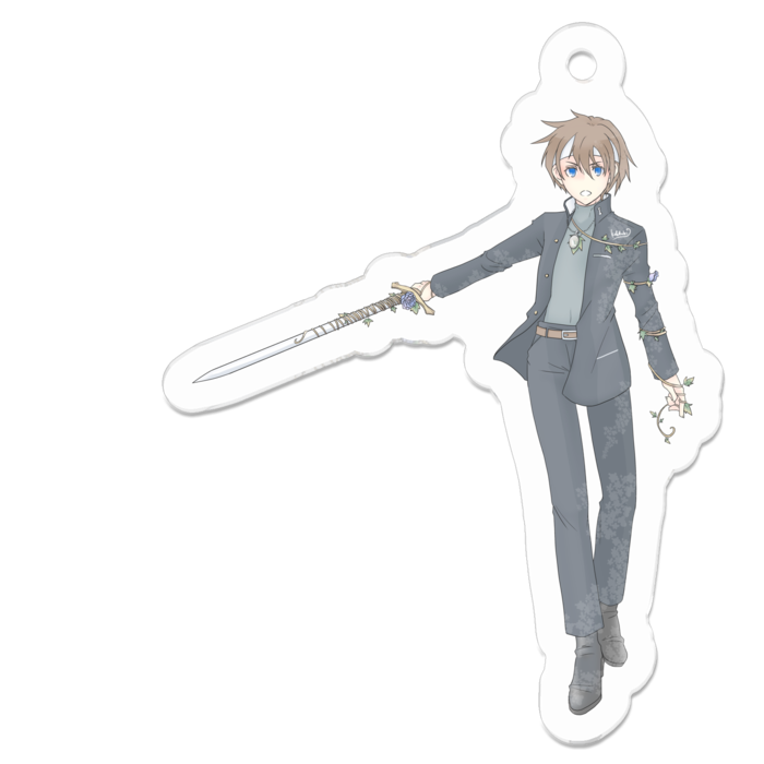 アクリルキーホルダー - 50 x 50 (mm)