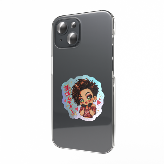 オーロラスマホステッカー - 縦