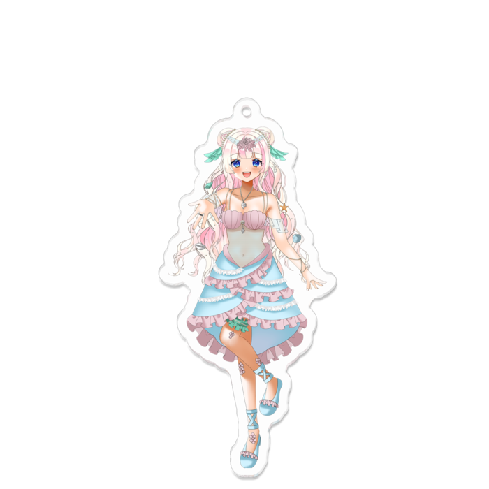 アクリルキーホルダー - 100 x 100 (mm)