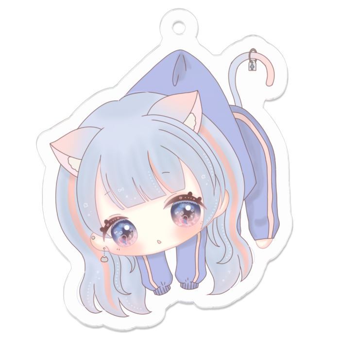 アクリルキーホルダー - 50 x 50 (mm)