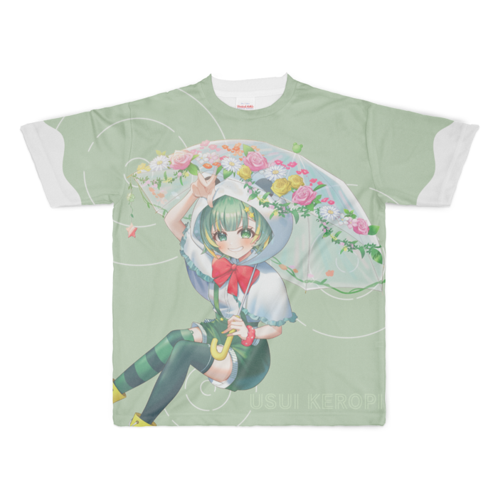 フルグラフィックTシャツ - XL - 正面印刷のみ
