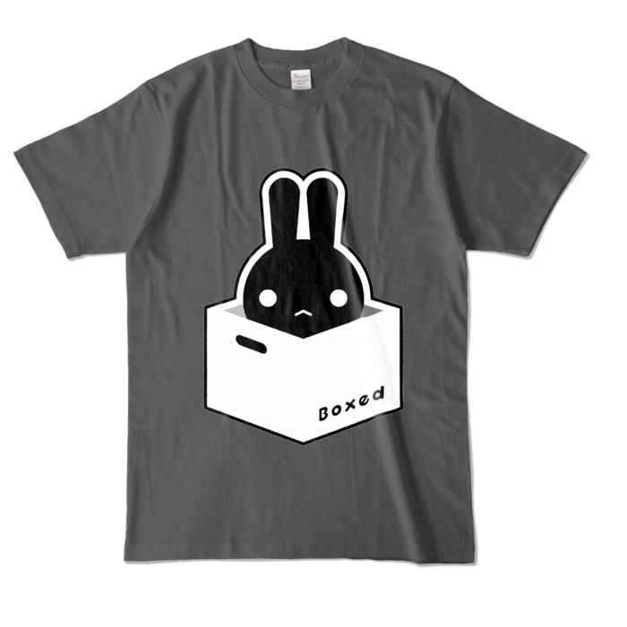 【濃Ｔ】黒：L（チャコール）