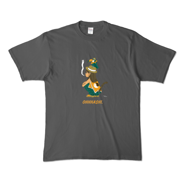 カラーTシャツ - XL - チャコール (濃色)