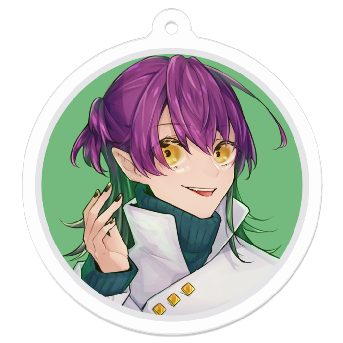 アクリルキーホルダー（コーティング） - 50 x 50 (mm)