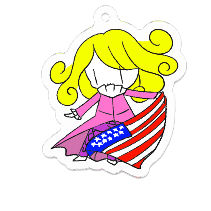 アクリルキーホルダー - 50 x 50 (mm)