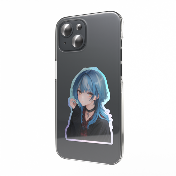 オーロラスマホステッカー - 縦