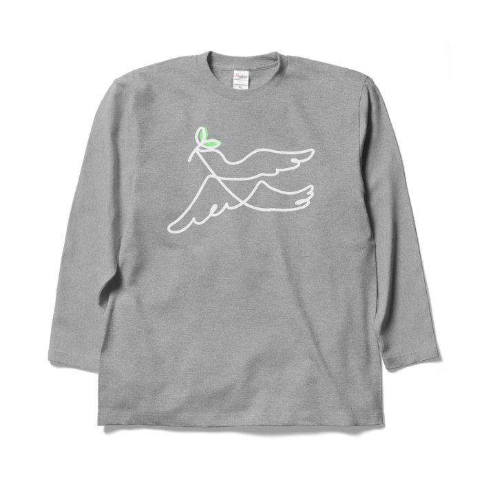 ロングスリーブTシャツ - XL - 杢グレー
