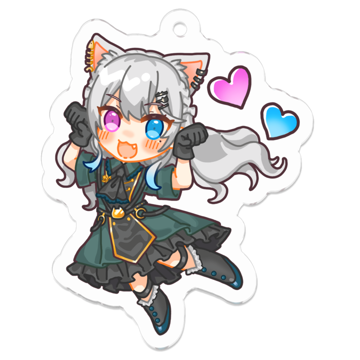 Sサイズ　アクリルキーホルダー - 50 x 50 (mm)