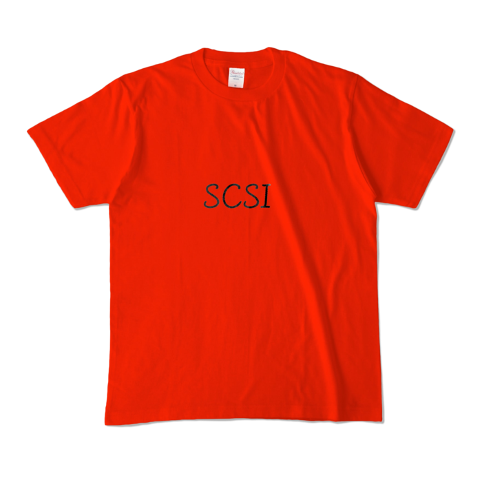 カラーTシャツ(濃色) - M - 両面 - レッド