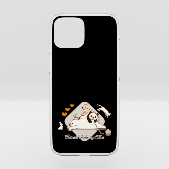 クリアiPhoneケース　黒色　iPhone 15