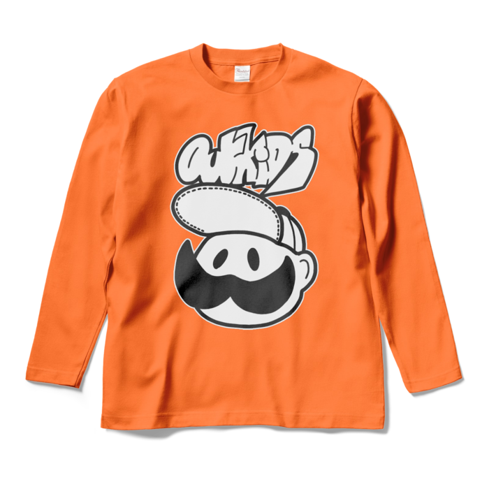 ロングスリーブTシャツ - M - オレンジ